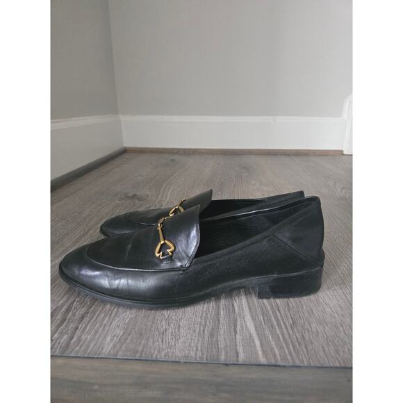 Leather Buckle Loafers with Soft Foldable Heel  size 9.5 - Picture 2 of 8